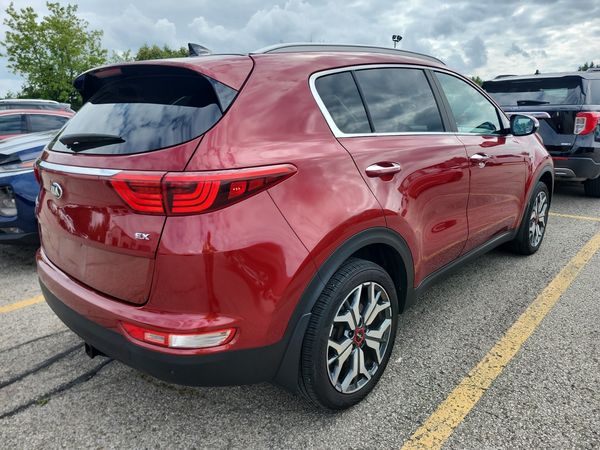 2017 Kia Sportage Awd 4dr W/black Ex Tech