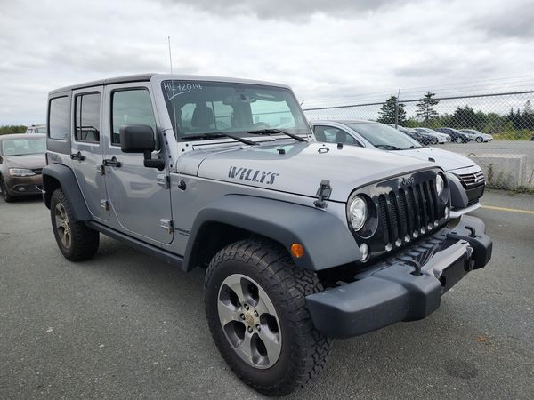 2017 Jeep Wrangler Unlimited 4wd 4dr Willys Wheeler Unlimited Sport