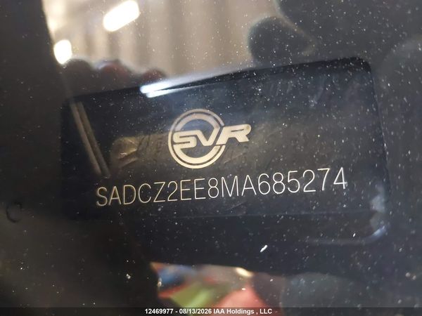 2021 JAGUAR F-PACE SVR