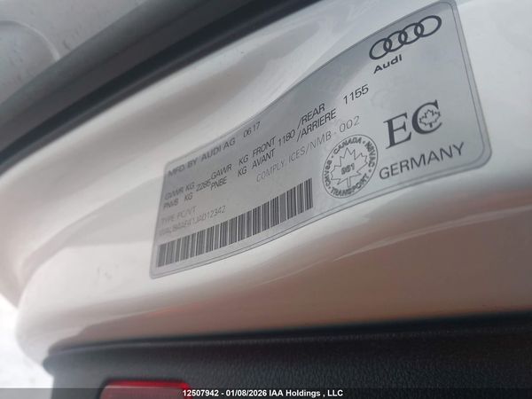 2018 AUDI S4 PREMIUM PLUS — I9