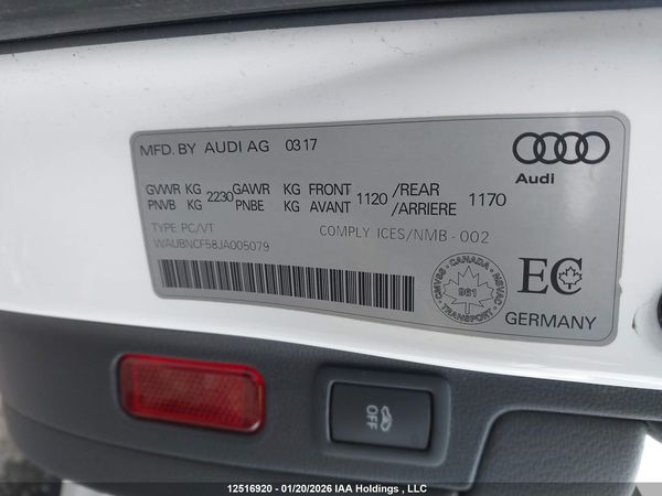 2018 AUDI A5 PREMIUM PLUS — I18