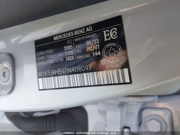 2023 MERCEDES-BENZ CLA 250 4MATIC — I9