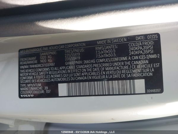 2026 VOLVO XC60 PLUS