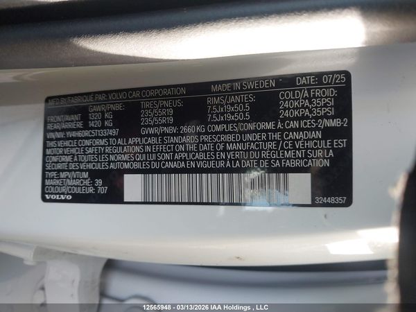 2026 VOLVO XC60 PLUS
