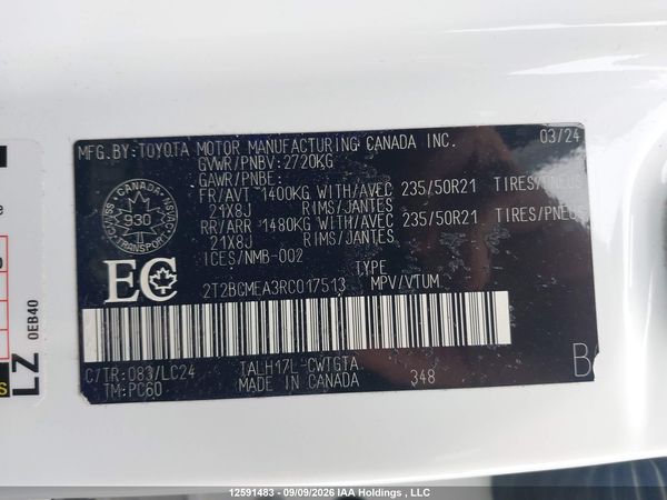 2024 LEXUS RX 500H F SPORT