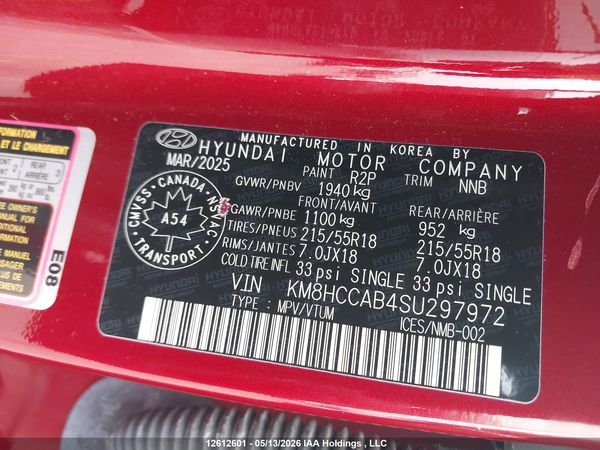 2025 HYUNDAI KONA SEL