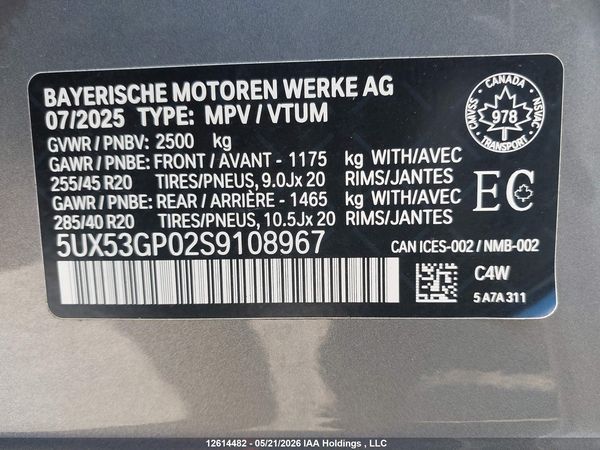 2025 BMW X3 30 XDRIVE