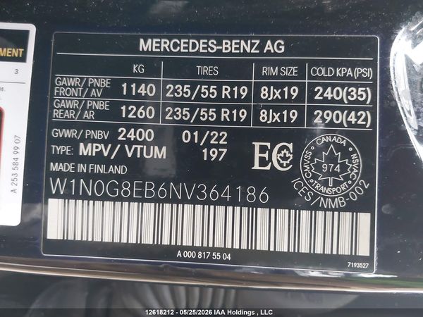 2022 MERCEDES-BENZ GLC 300 4MATIC