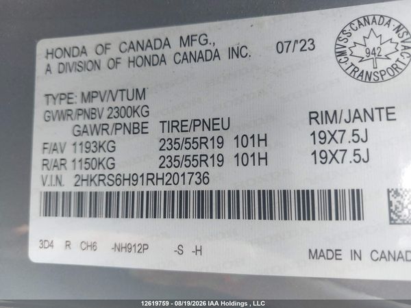 2024 HONDA CR-V SPORT TOURING