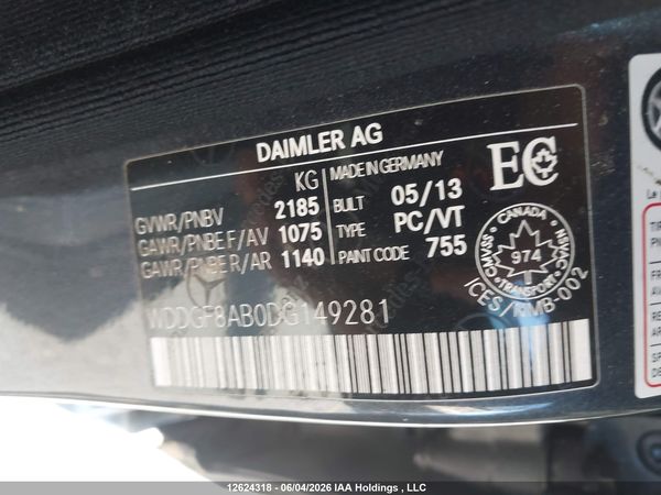 2013 MERCEDES-BENZ C 300 4MATIC — I18
