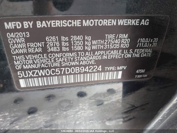 2013 BMW X5 XDRIVE35D
