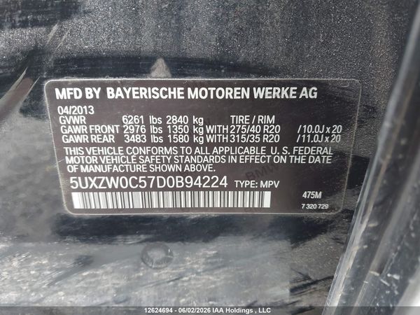 2013 BMW X5 XDRIVE35D