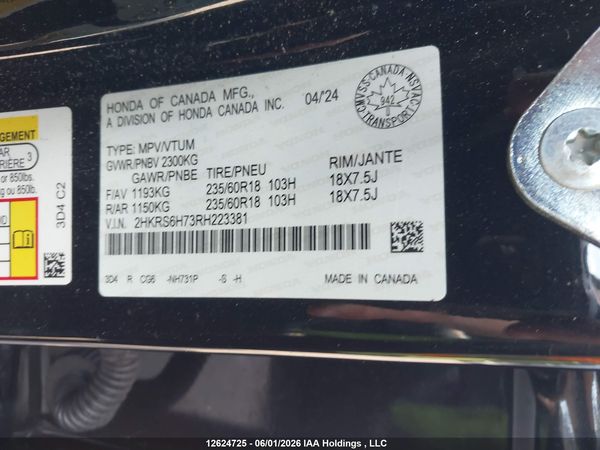 2024 HONDA CR-V EX-L HYBRID