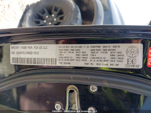 2021 RAM 1500 CLASSIC SLT
