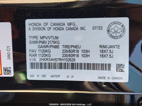 2024 HONDA CR-V SPORT