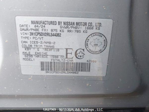 2024 NISSAN KICKS SR — I10