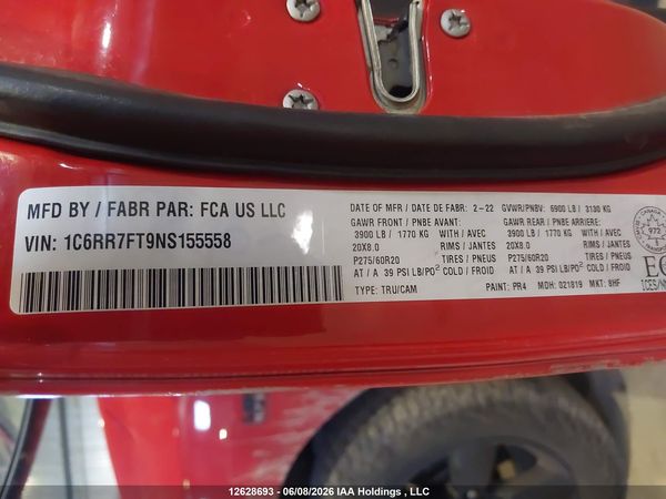 2022 RAM 1500 CLASSIC TRADESMAN
