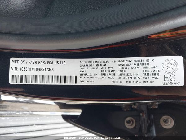 2024 RAM 1500 SPORT — I9