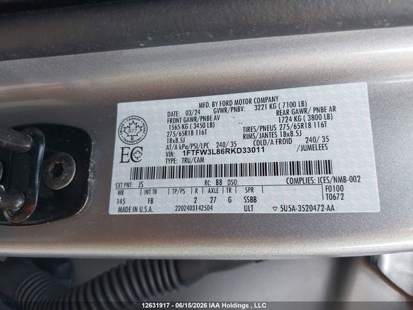 2024 FORD F-150