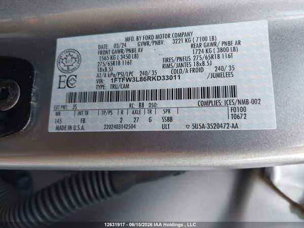 2024 FORD F-150