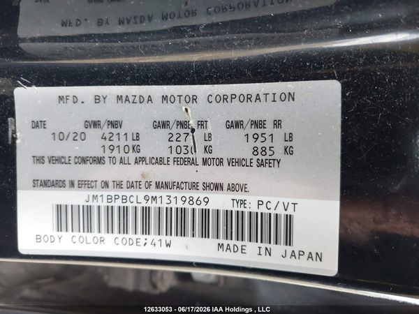 2021 MAZDA MAZDA3 GS