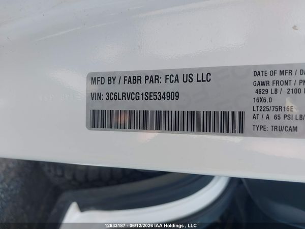2025 RAM PROMASTER 2500 2500 HIGH