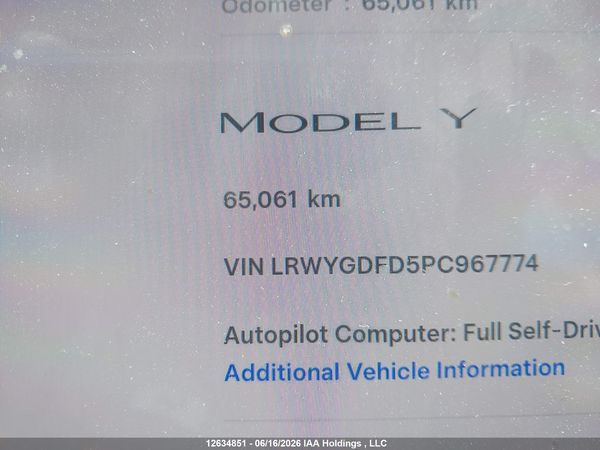 2023 TESLA MODEL Y