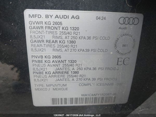 2024 AUDI SQ5 3.0T TECHNIK