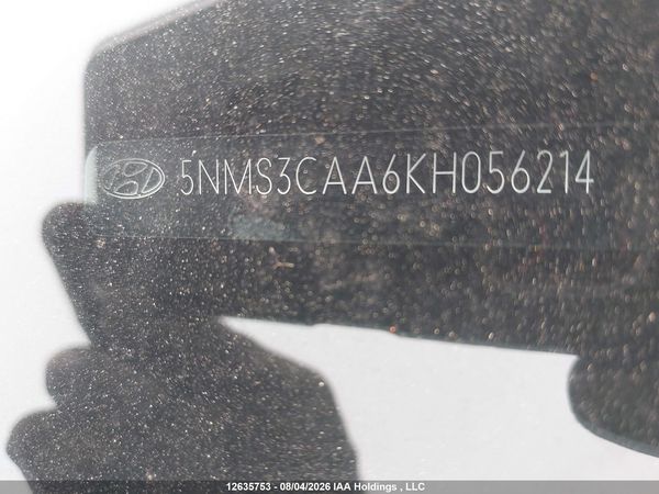 2019 HYUNDAI SANTA FE SEL/SEL PLUS
