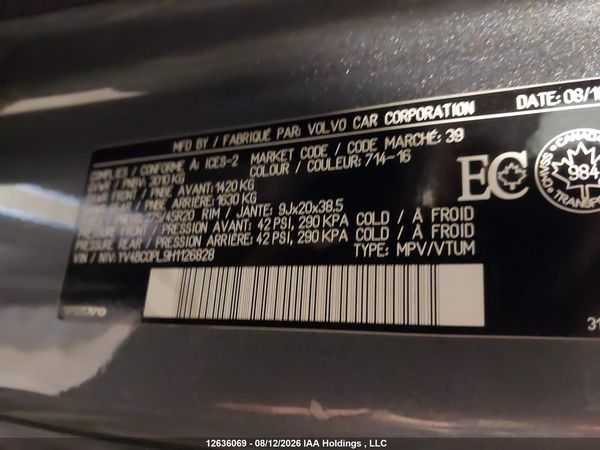 2017 VOLVO XC90 HYBRID Inscription