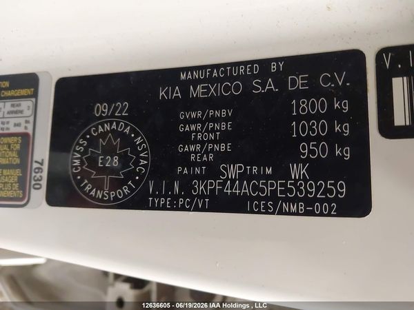 2023 KIA FORTE GT