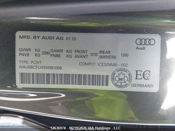 2025 AUDI A5 TECHNIK