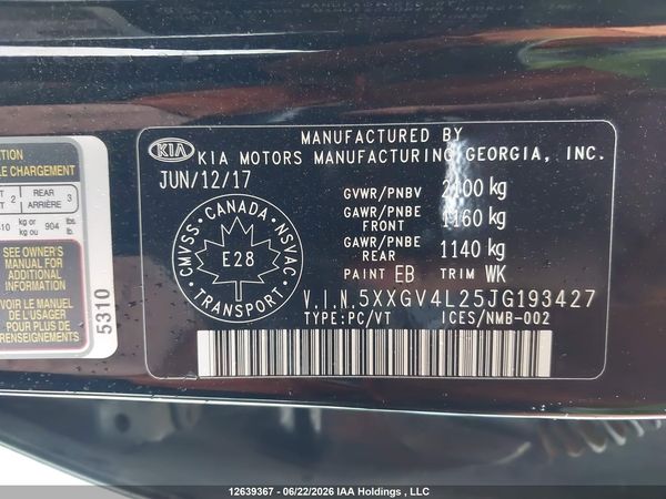 2018 KIA OPTIMA SXL TURBO