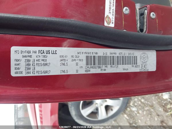 2016 JEEP PATRIOT SPORT/NORTH