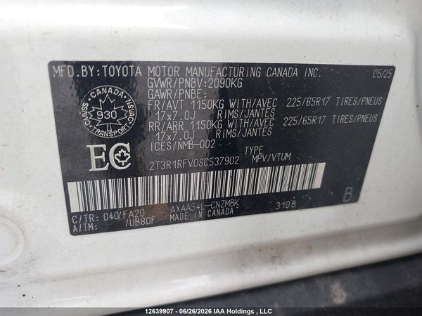 2025 TOYOTA RAV4