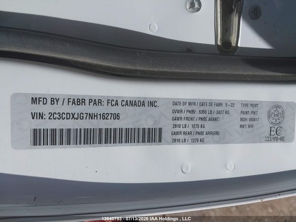 2022 DODGE CHARGER SXT AWD