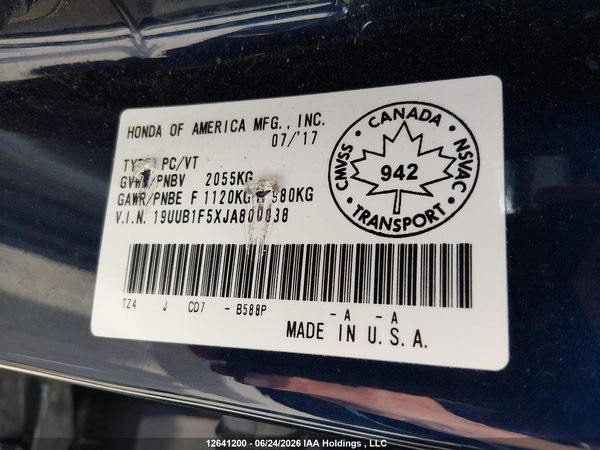2018 ACURA TLX TECH