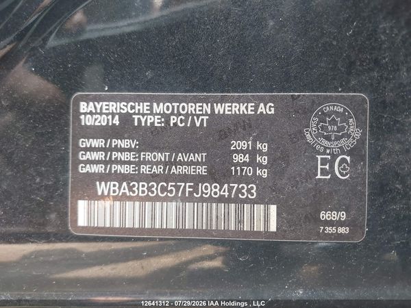 2015 BMW 328I XDRIVE