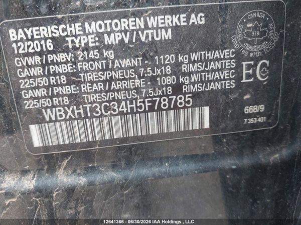 2017 BMW X1 XDRIVE28I