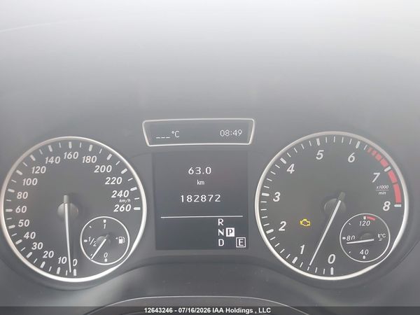 2013 MERCEDES-BENZ B 250 SPORTS TOURER