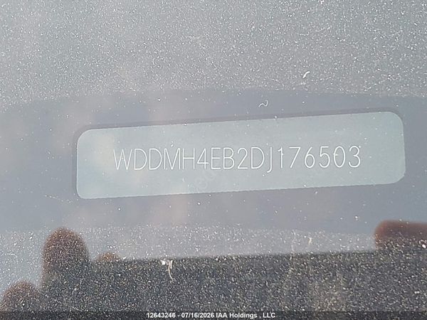 2013 MERCEDES-BENZ B 250 SPORTS TOURER