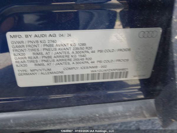 2024 AUDI Q4 E-TRON