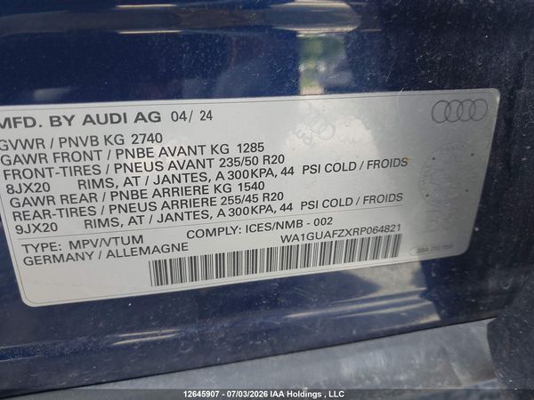 2024 AUDI Q4 E-TRON
