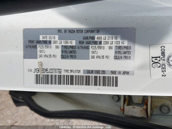 2018 MAZDA CX -5 GT 4DR AWD