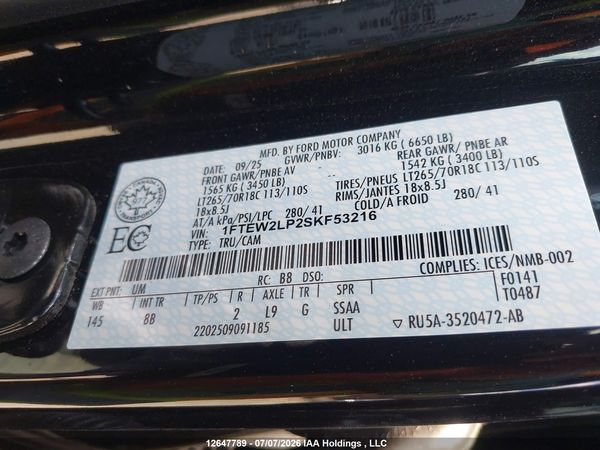 2025 FORD F-150 STX