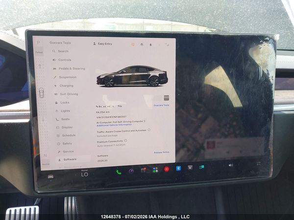 2022 TESLA MODEL S
