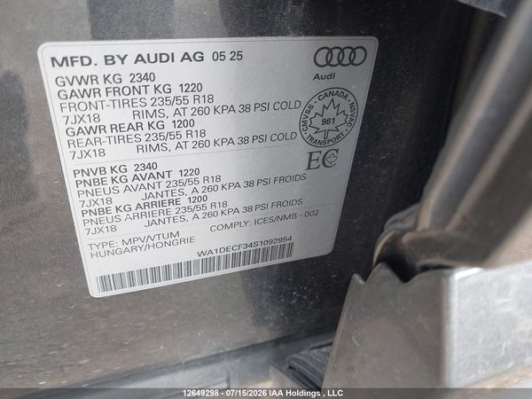 2025 AUDI Q3 45