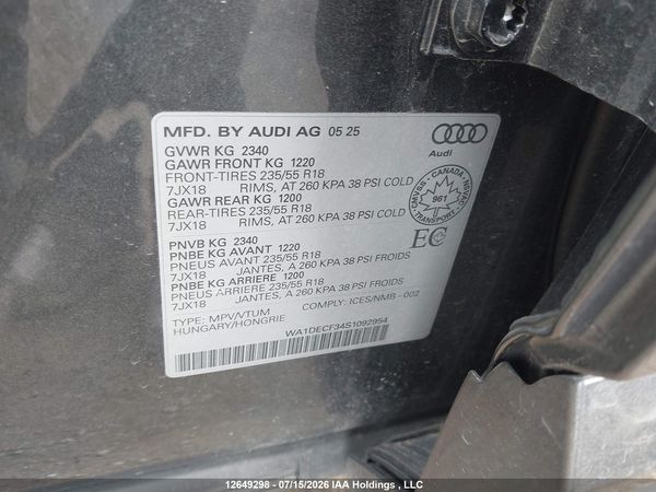 2025 AUDI Q3 45