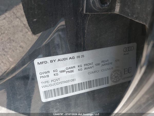 2026 AUDI A3 PREMIUM/PREMIUM PLUS