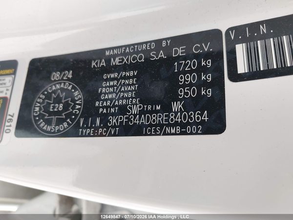 2024 KIA FORTE